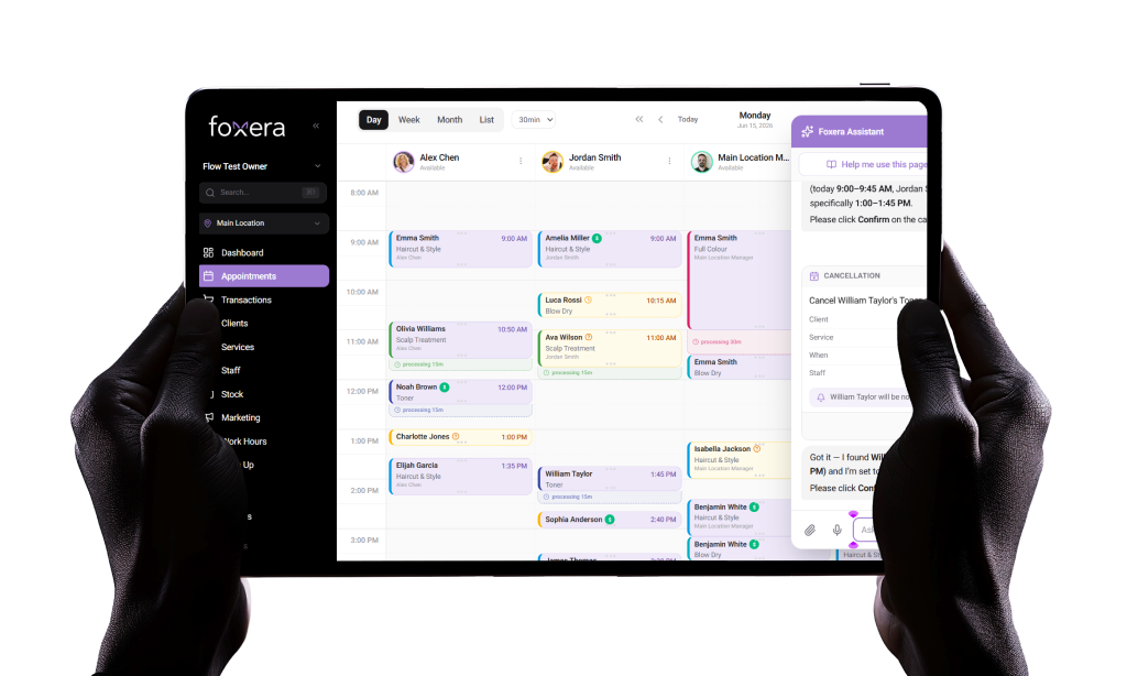 Foxera dashboard